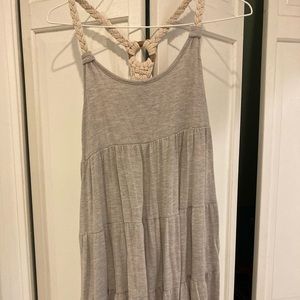 Gray cotton dress